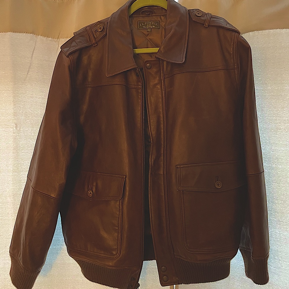 JL Powell leather jacket